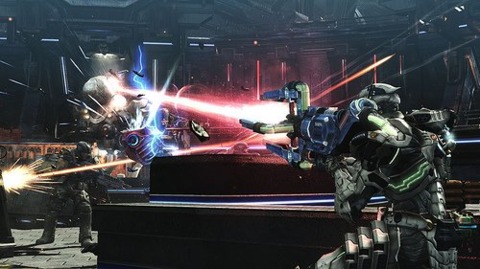 The laser cannon is one of three weapons included in the GameStop preorder promotion.