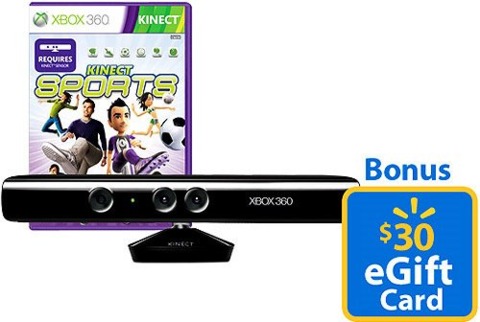 Wal-Mart is jumping on the Kinect bandwagon.