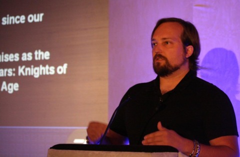 Zeschuk used his keynote speech to discuss BioWare's creative culture.