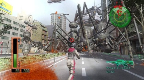 Earth Defense Force 2017 (pictured) was a phobia combo platter of insects, aliens, and robots.