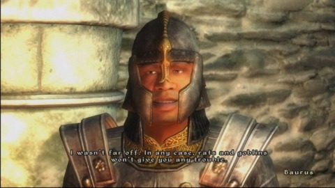 No word yet if Oblivion will use the same in-your-face close-ups as the game.