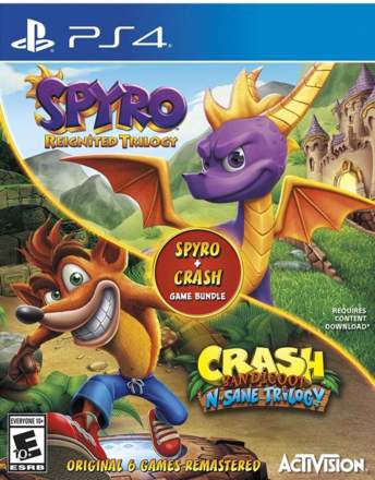 Spyro Reignited Trilogy / Crash Bandicoot N. Sane Trilogy Game Bundle