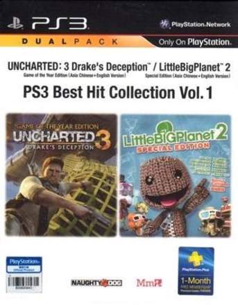 PS3 Best Hit Collection Vol. 1: Uncharted 3: Drake's Deception / LittleBigPlanet 2