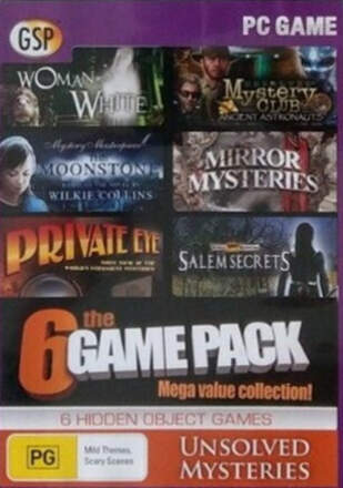 The 6 Game Pack: Unsolved Mysteries
