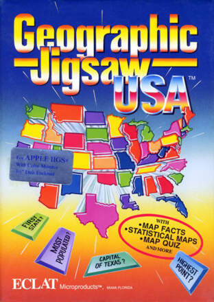 Geographic Jigsaw USA