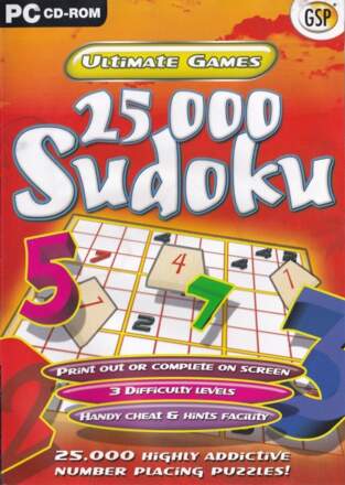 Ultimate Games: 25,000 Sudoku