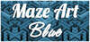 Maze Art: Blue