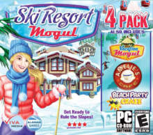 Ski Resort Mogul 4-Pack