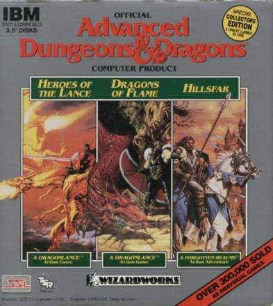 Advanced Dungeons & Dragons Collectors Edition: Heroes Of The Lance, Dragons Of Flame & Hillsfar