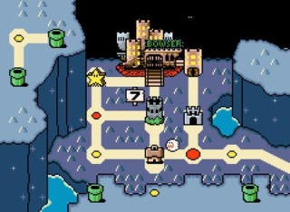 The castle leads DIRECTLY to Bowser. Who knew!? 