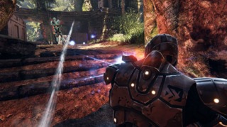 Toxikk gives off a Unreal Tournament meets Halo vibe