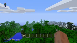 Minecraft on Xbox 360. Click for a full-size view.