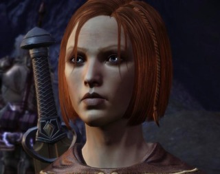 Leliana as she appeared in Dragon Age: Origins.