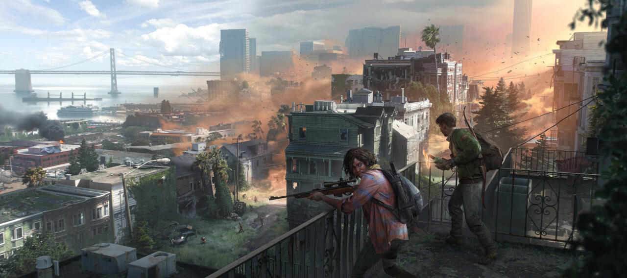 Concept art for The Last of Us multiplayer game