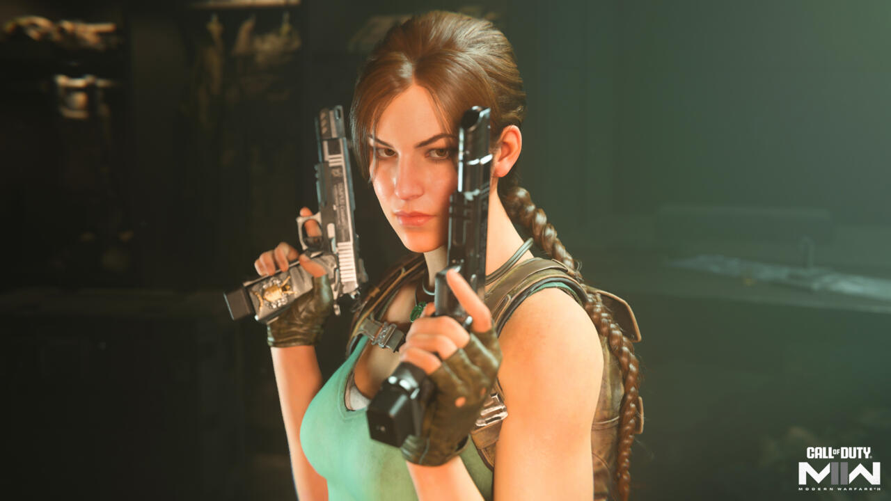 Lara Croft em Call of Duty