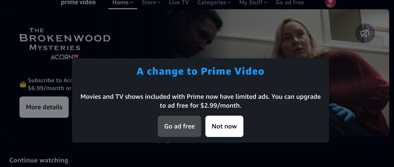 Prime Video: now with ads