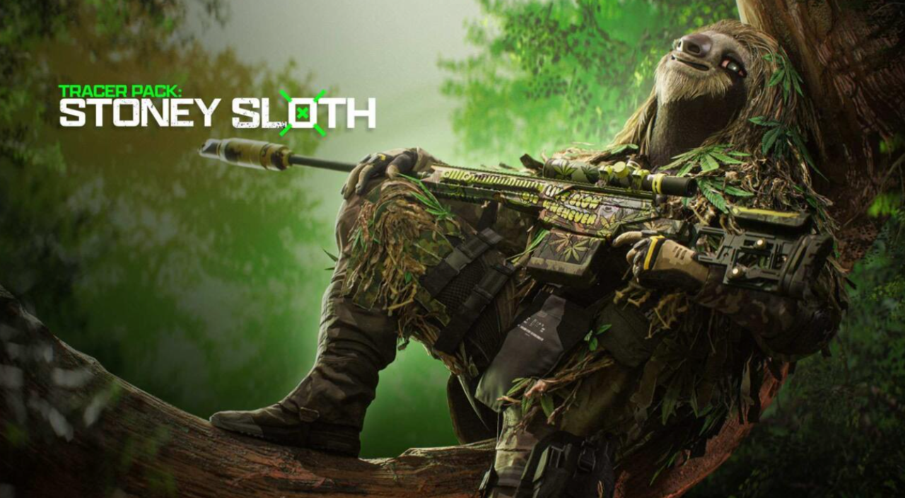 Stoney Sloth is yet another 4/20-themed DLC pack for Call of Duty