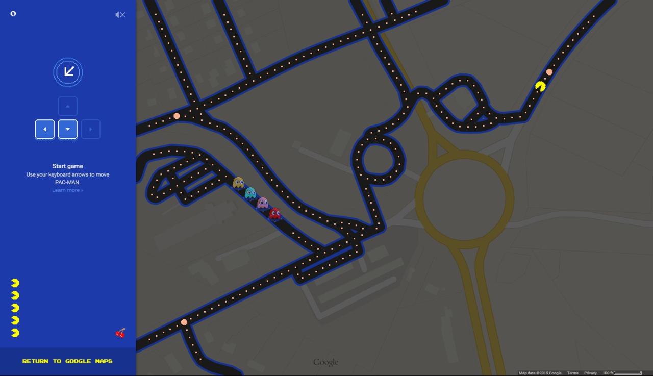 You Can Play Pac-Man on Google Maps - GameSpot