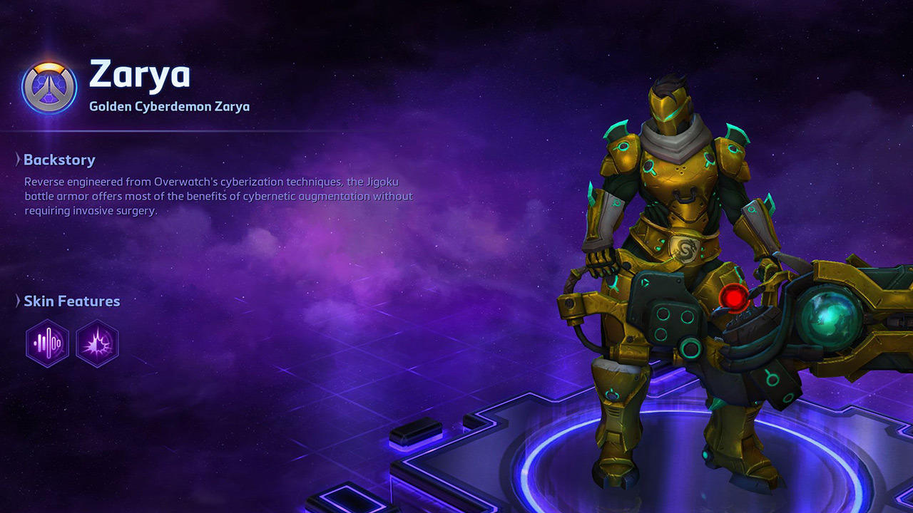 Golden Cyberdemon Zarya