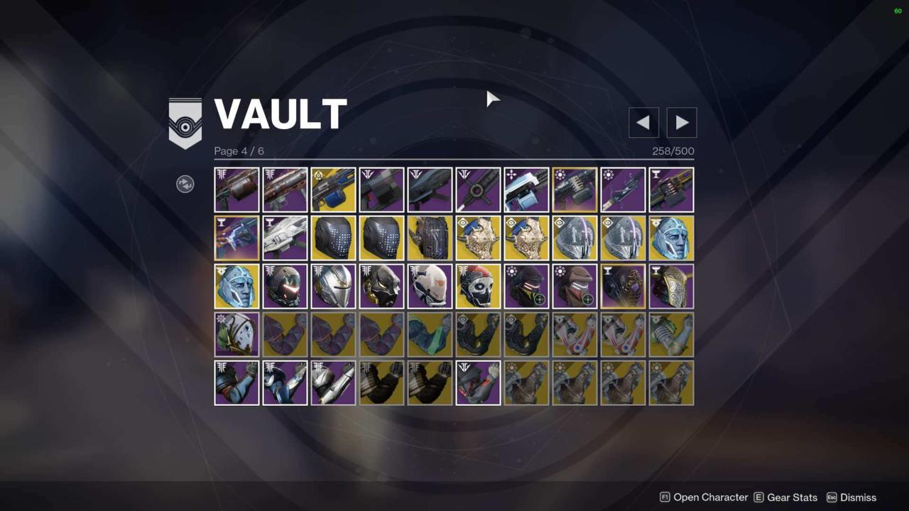 Clean Out Your Vault, Especially That Old Armor