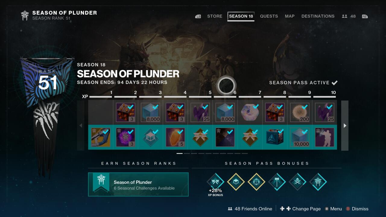 Taking on a battle pass and season structure