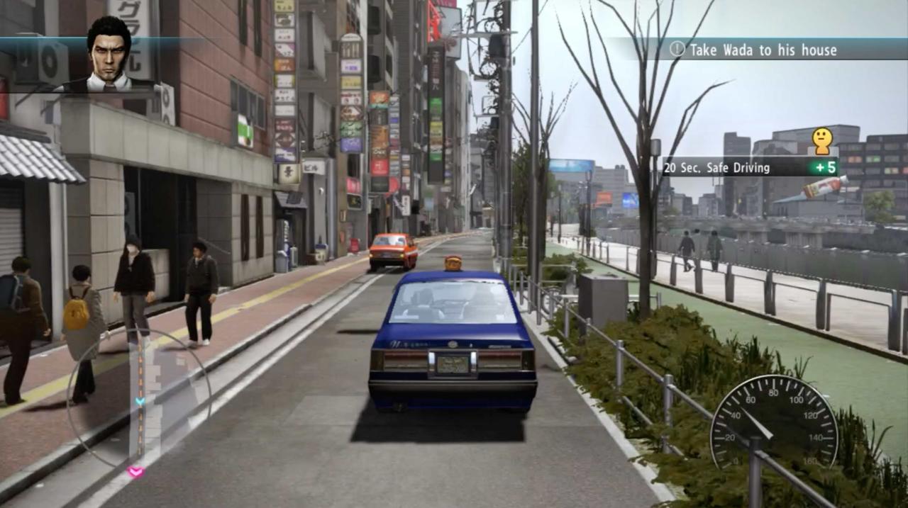 Yakuza 5 is the closest thing we'll get to a proper Taxi Driver video game. 