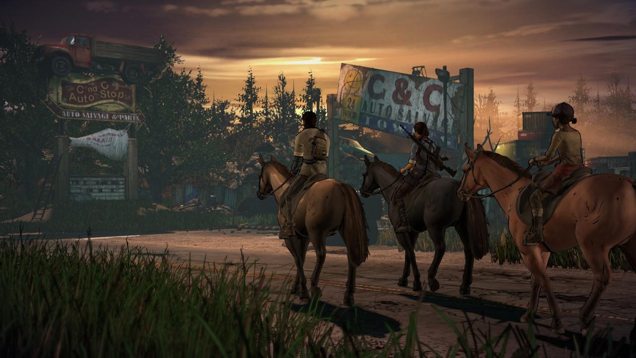 Where past seasons aimed to stay true to The Walking Dead’s comic book roots, A New Frontier's cutscenes employ notable cinematic flair.