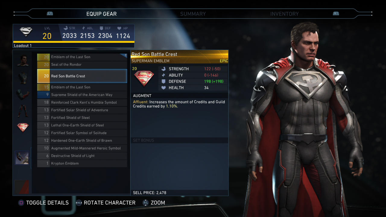 Superman Epic Emblem: Red Son Battle Crest