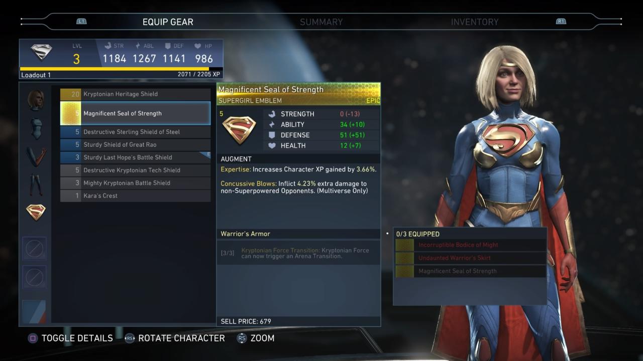 Supergirl Epic Emblem: Magnificent Seal of Strength
