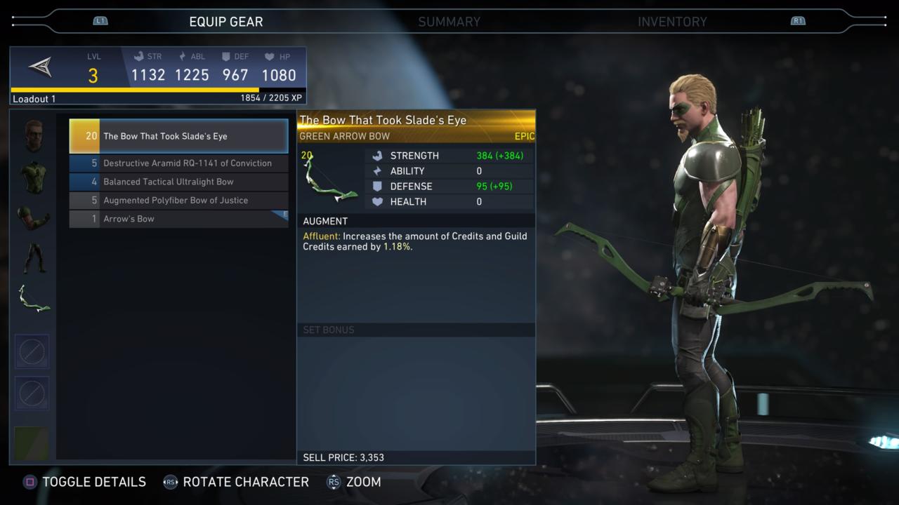 Green Arrow Epic Bow: The Bow That Took Slade's Eye