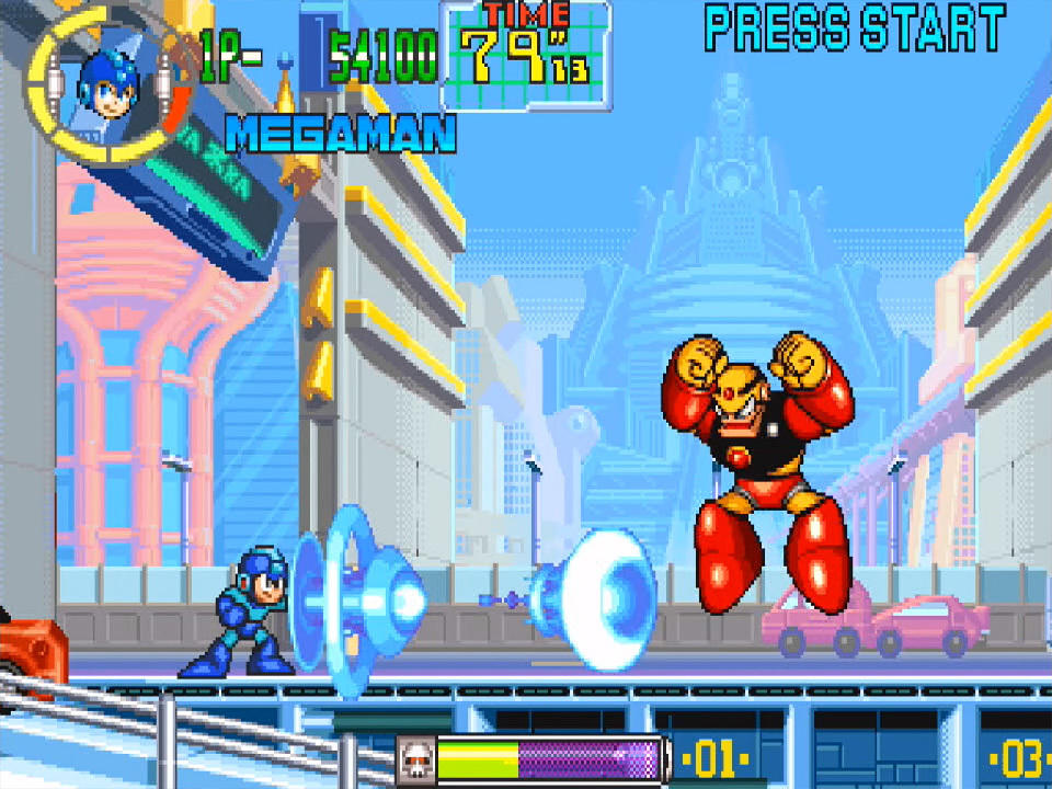 Mega Man: The Power Battle, 1995 (CPS-2)