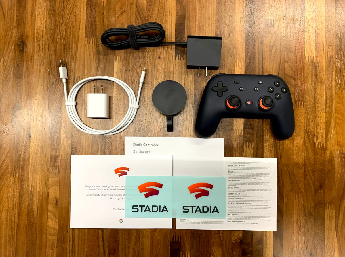 Everything Included In The Stadia Founder's Edition Package