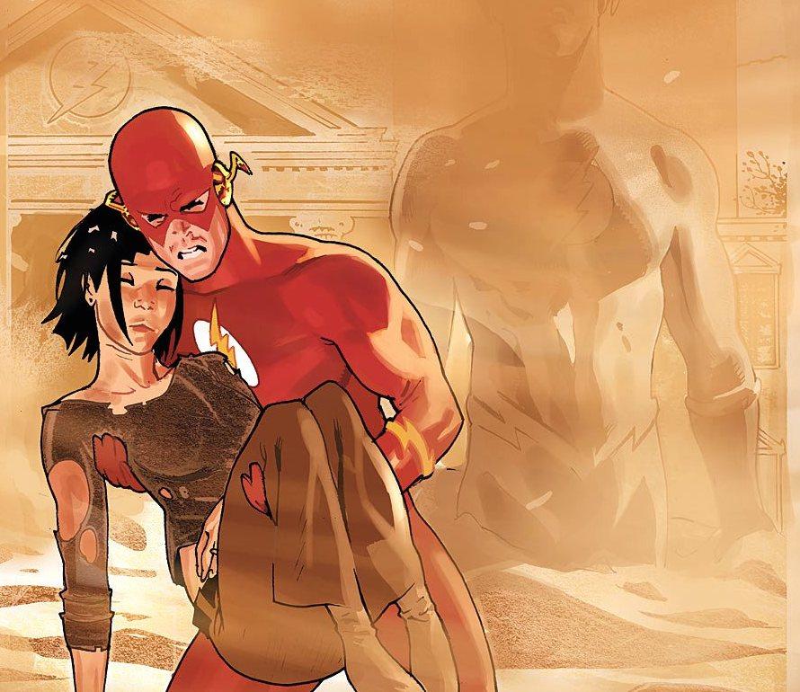 Wally West Reaches out to Linda Park