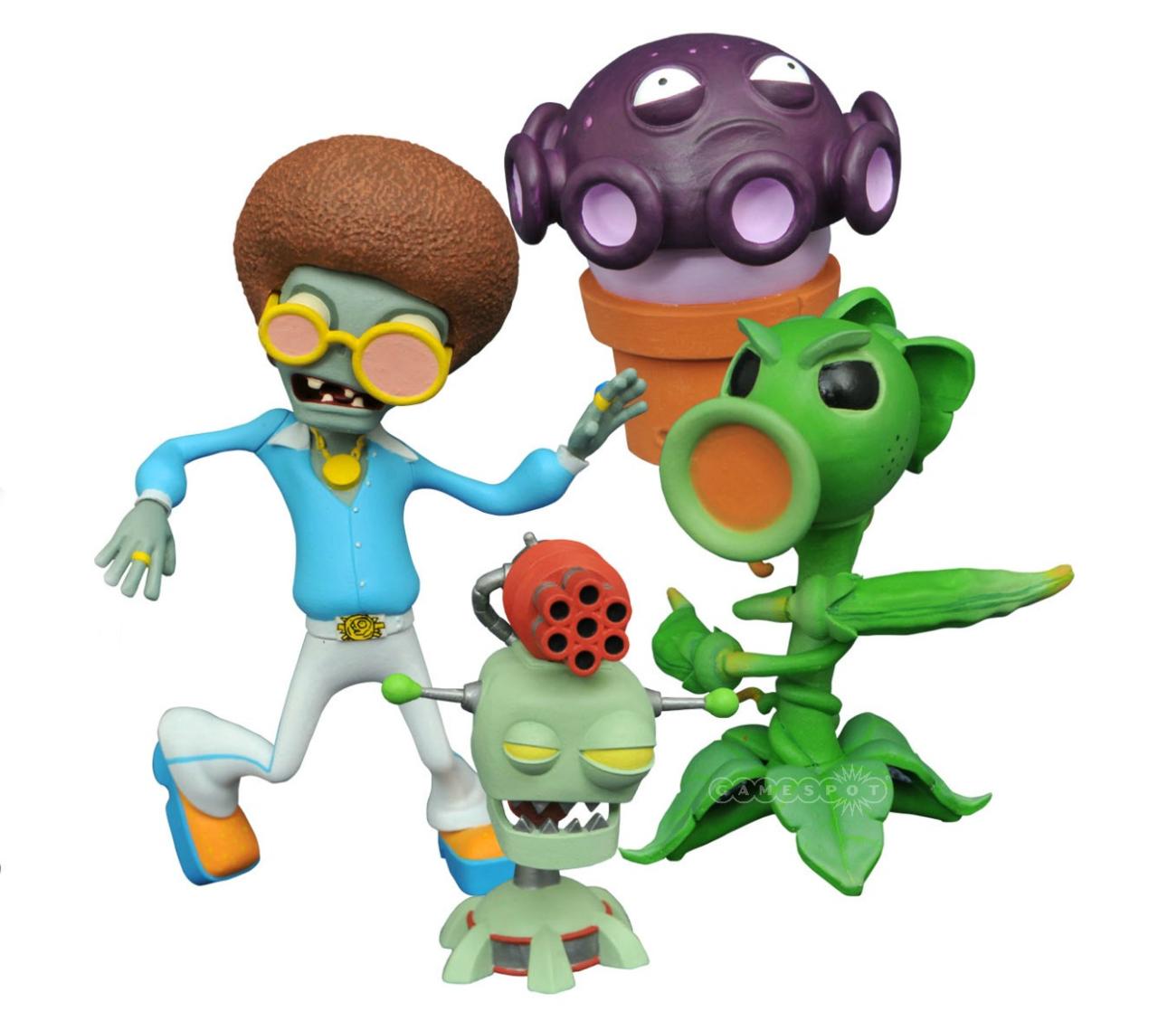 Diamond Select Toys Plants vs. Zombies Garden Warfare 2 Select - Weed vs.  Soldier Zombie - 6 in, 4 in 