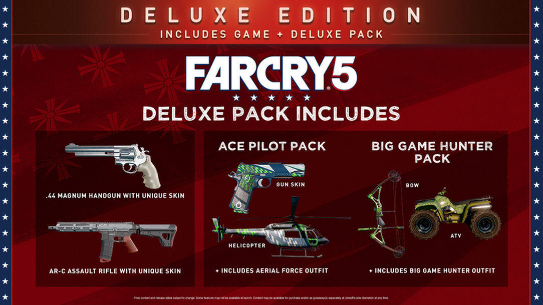 Far Cry 5 Deluxe Edition: $70