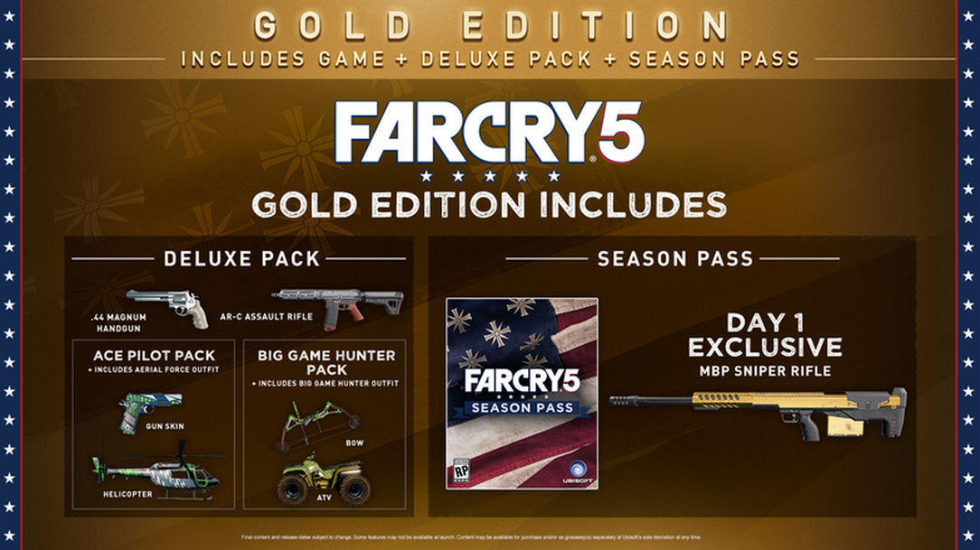 Far Cry 5 Gold Edition: $90
