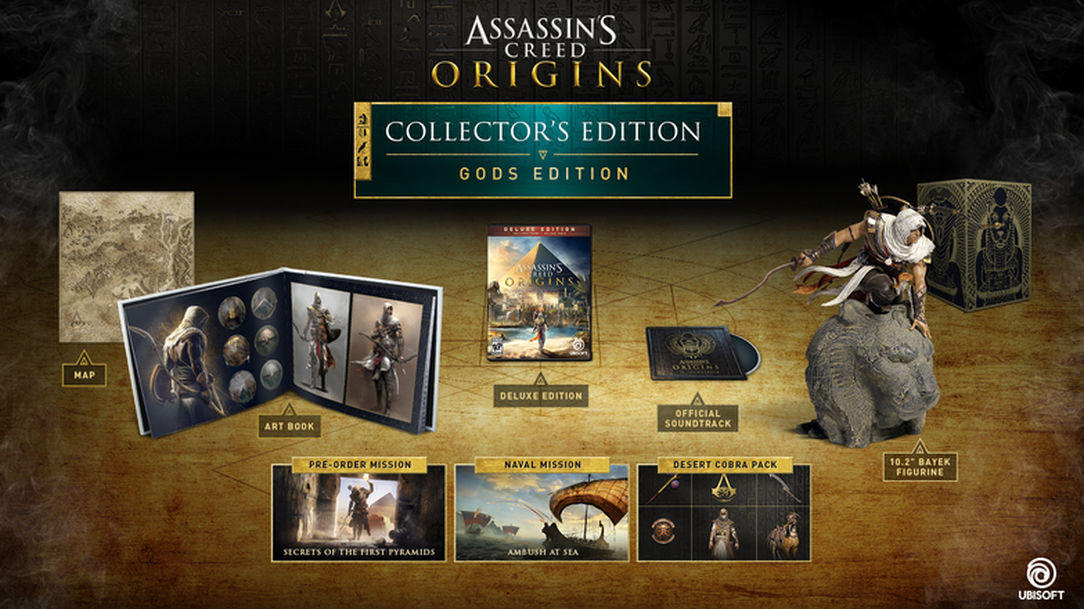 Assassin's Creed: Origins Gods Collector's Edition: $120