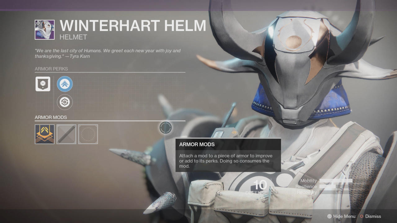 Winterhart Helm (Titan Helmet)