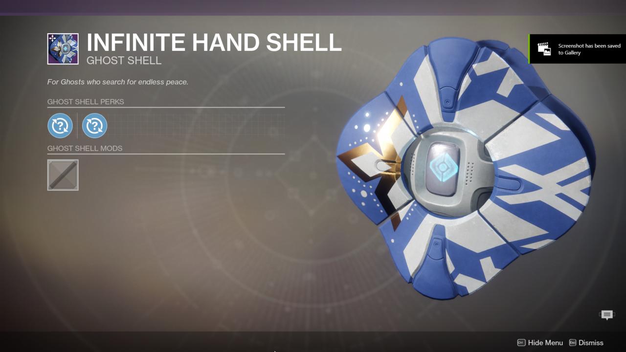 Infinite Hand Ghost Shell