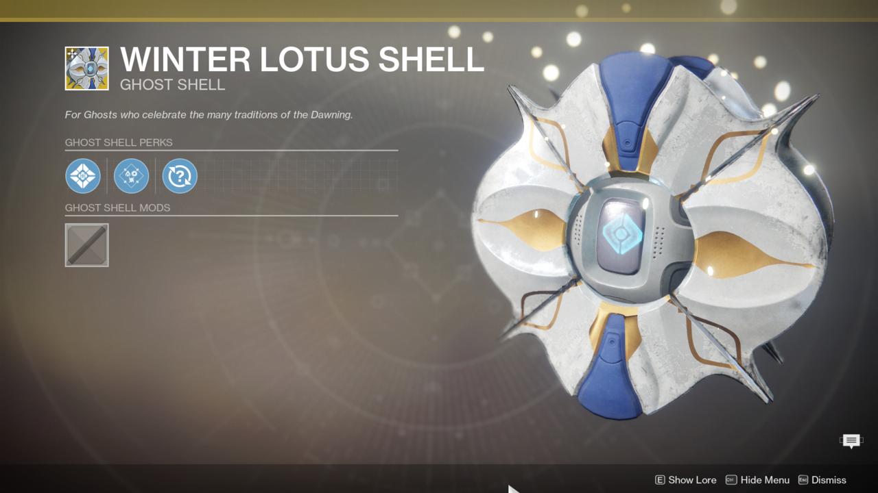 Winter Lotus Ghost Shell