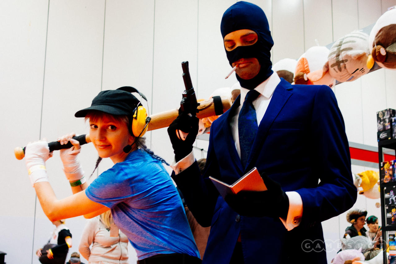 The Scout and Spy from Team Fortress 2