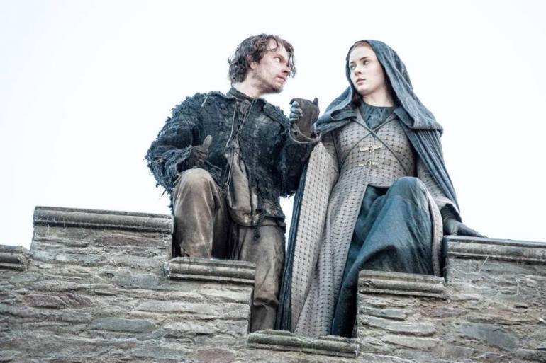 Lady Sansa and Theon of Greyjoy