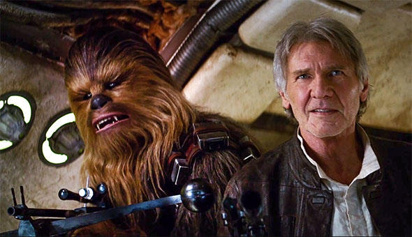 Han Solo and Chewbacca are back "home"