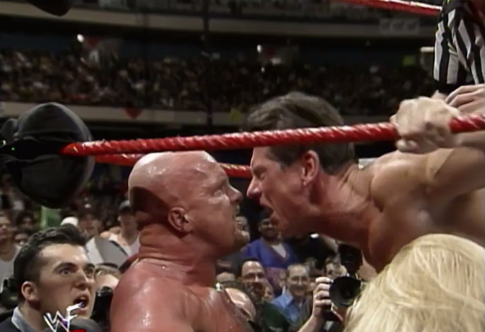 1. Steve Austin and Vince McMahon