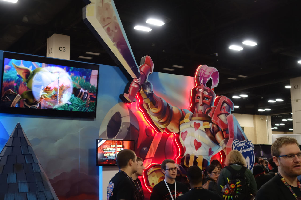 Colorfully decorated booths were the norm at PAX South.