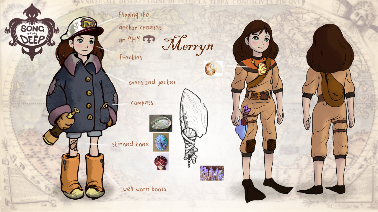 Concept art of Merryn.