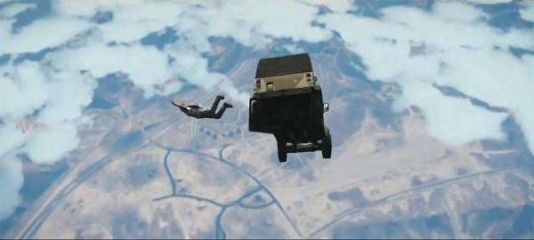 11. Jumping Out of a Car That Was Dropped Out of a Plane