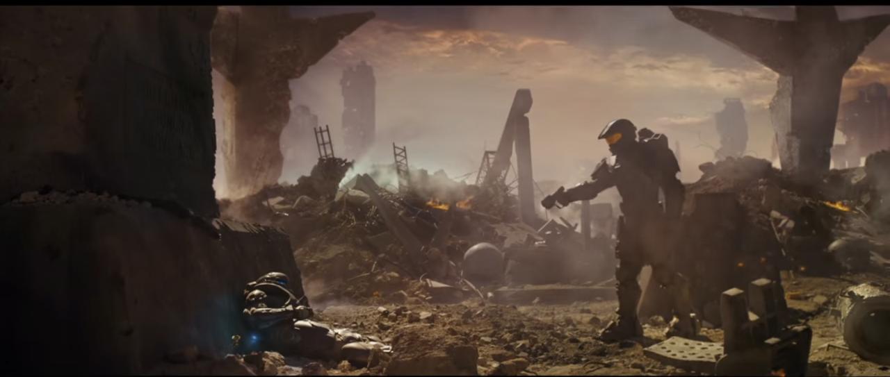 Master Chief and Spartan Locke face off