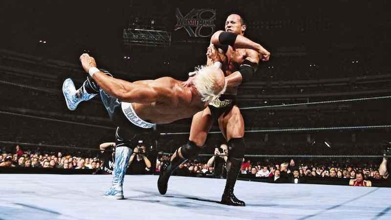 26. Hulk Hogan vs The Rock (WrestleMania 18)