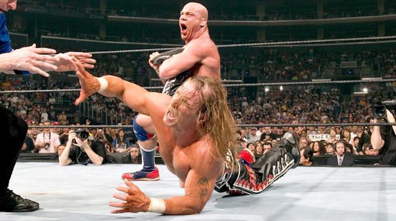 17. Shawn Michaels vs Kurt Angle (WrestleMania 21)